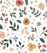 BLOEM - Papier peint enfant - Motif fleurs et feuilles